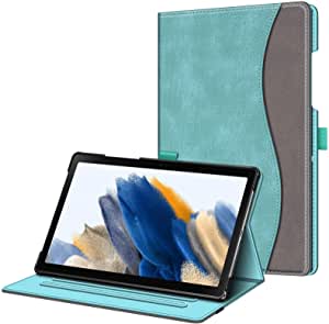 Fintie Case for Samsung Galaxy Tab A8 10.5 inch 2022 Model (-X200/X205/X207), Multi-Angle Viewing Smart Stand Back Cover with Pocket Auto Wake/Sleep, Turquoise
