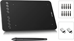 XP-PEN Drawing Tablet for Chromebook Deco Mini 7 Graphics Tablet 7 x 4.37 Inch Digital Pen Tablet with 8192 Levels Pressure Battery-Free Stylus for Online Classes and Teaching