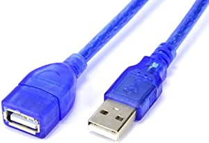 USB 2.0 Type A Male to USB Type A Female Extension Cable 3m -Blue