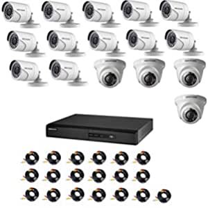 Hikvision - CCTV Set with 16 Channel, Dvr Camera without Vari, Sku 4.12 YN
