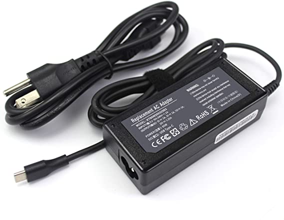 45W 65W USB-C Charger for Lenovo ThinkPad T480 T480s T580 T580s Chromebook 100e 300e 500e C330 S330 E480 E580 Yoga A485 T490S T590 C930 C940 13 ADLX65YDC2A GX20N20876 GX20P92530