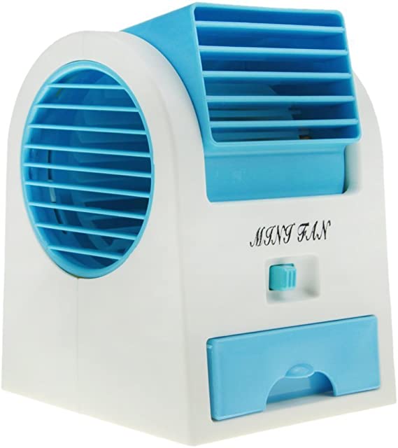 USB Mini Bladeless Desktop Powerpc Laptop Fan Notebook Tablet Desk Table MAC Portable Small Fan & Mini-air Conditioner Stay Cool Handle Cooler