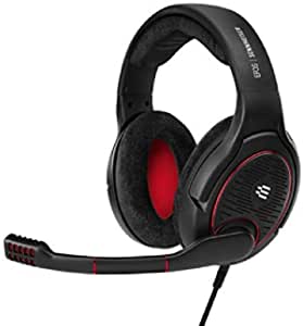 EPOS I Sennheiser GAME ONE Gaming Headset, Open Acoustic, Noise-canceling mic, Flip-To-Mute, XXL plush velvet ear pads, compatible with PC, Mac, Xbox One, PS4, Nintendo Switch, and Smartphone