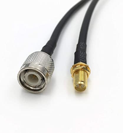 OHM - TNC male To RP-SMA female cable RG58 50ohm 5 Meter length