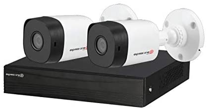 Express One By Dahua 2 Camera CCTV Kit 5MP 4 Channel Recorder, 20M IR HD-CVI