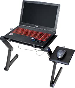 VViViD Laptop Stand, Adjustable Height and Angle, with 2 USB Cooling Fans