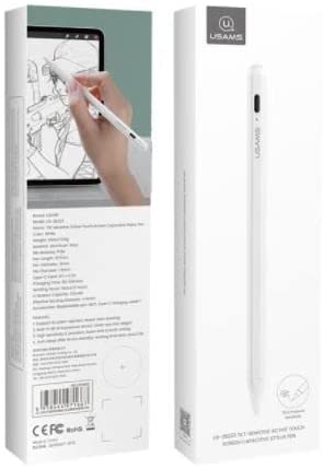 USAMS US-ZB223 Anti-mistouch Tilt Sensitivity Capacitive Active Stylus Pen Palm Rejection Drawing Writing Tablet Pen for iPad 2018-2021