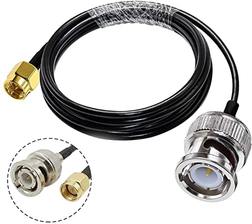 OHM - BNC male To SMA male cable RG58 50ohm 7 Meter length