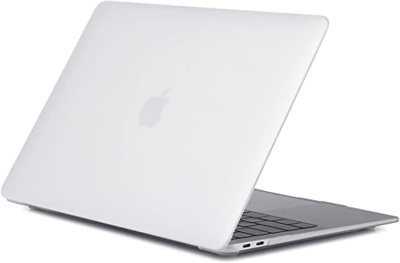 Baconlin Case for MacBook Air 13" A2337/A2179/A1932 with Retina Display Release in 2020 2019 2018, Matte Non-Slip Plastic Hard Shell Case Compatible with MacBook Air 13" M1 2020(Touch ID),Transparent