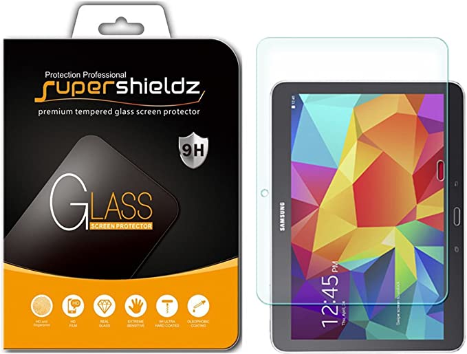 Supershieldz Designed for Samsung Galaxy Tab 4 10.1 inch (-T530 Model Only) Tempered Glass Screen Protector, Anti Scratch, Bubble Free