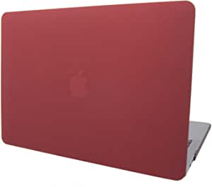YYPP Laptop Case Compatible with MacBook Plastic Case Hard Shell Cover Air 13" Retina (2021/2020/2019/2018, Touch ID) A2337 M1/A2179/A1932 (Sand Wine Red)