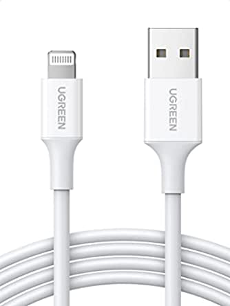 UGREEN iPhone Cable 1M[MFi Certified] Lightning Cable iPhone Charger Cable Lightning Cord for New iPhone SE 2022 13 Pro/13 Pro Max/13/13 mini, ipad 9 iPhone 12 mini/12/12 Pro/12 Pro Max, 11/11Pro/XS