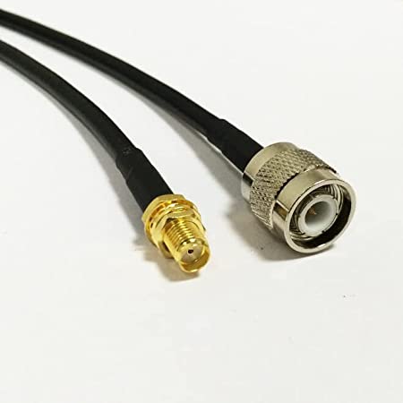 OHM - TNC male To SMA female cable RG58 50ohm 25 Meter length