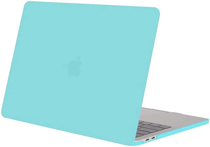 MacBook Pro 13 inch Case 2020 2019 2018 2017 2016 Release A2338 M1 A2289 A2251 A2159 A1989 A1706 A1708, Plastic Hard Shell Case Cover Compatible with MacBook Pro 13 inch, Turquoise