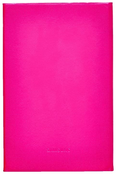 Full Protective Tablet Cover Hard Case With Multi Angle Stand For Samsung Galaxy Tab E - Pink