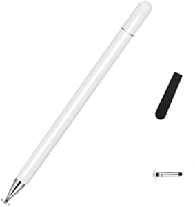 kimcrown Elegant Disc Stylus Pen, Touchscreen Pen with Disc Tip Pencil Compatible with iPhone Mobile Phone, iPad, Samsung Galaxy, Huawei Smartphones, and Android Tablets