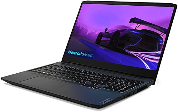 Lenovo IdeaPad Gaming 3 Laptop - Ryzen 5 5600H 6 Cores, 16GB RAM,1TB HDD+ 256GB SSD, NVIDIA GeForce GTX 1650 4GB GDDR6 Graphics, 15.6" FHD (1920x1080) IPS 120Hz, Backlit Keyboard, Dos - Shadow Black