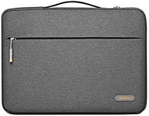 WIWU Pilot Water Resistant High-Capacity Laptop Sleeve Case, Grey - 15.4/16"
