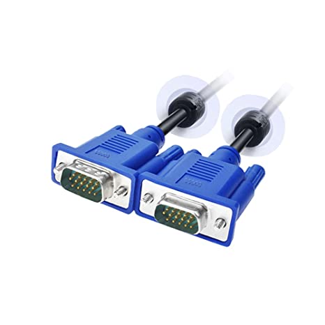 VGA,LFHUKEJI VGA-VGA Standard 15-Pin VGA Male to VGA Male Cable, 4.8Ft(3+5)