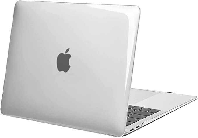 Laprite New 2022 2021 MacBook Air 13 inch Case M1 A2337 A2179 A1932, Plastic Hard Shell Case for Apple Mac Air 13 Retina Display with Touch ID (2018-2022), Crystal Clear