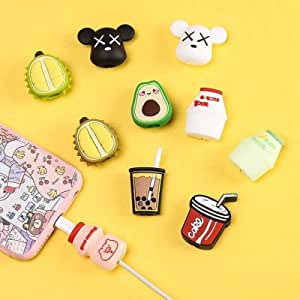 5pcs Cartoon Charger Cable Protector