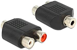 2RCA female to AUX female
