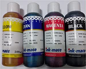 Ink mate refill ink 4 color for printer cartridge