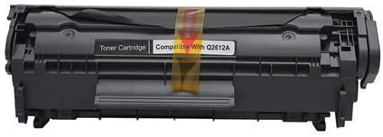 Yukonics-Compatible Toner Cartridge for HP-Q2612A (12A) & Canon LBP-2900B