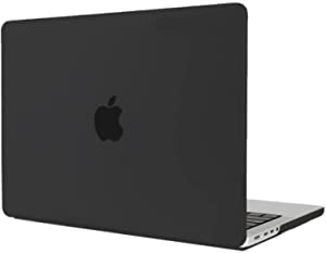 O Ozone Matte Case Compatible for MacBook Pro 16 inch Case A2485 Hard Shell Cover for 2021 MacBook Pro 16 with M1 Pro / M1 Max Chip & Touch ID -Black
