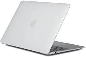 O Ozone Frost Matte Rubberized Hard Case for Macbook Air M1 13 Inch Case MacBook Air Retina Cover ( M1 2020 / Macbook Air 2020 / 2019 / 2018 ) Compatible with A1932, A2179, A2337 White