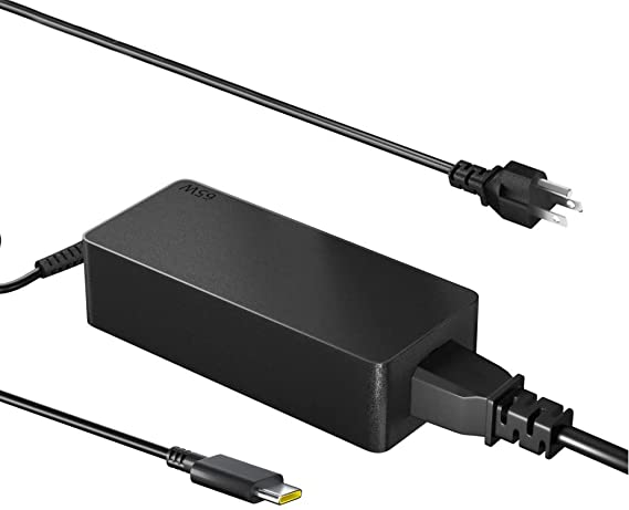 USB C Chromebook Charger 65W AC Adapter Power Cord Fit for Acer, HP Spectre, Lenovo ThinkPad & Yoga & IdeaPad, Mac Book Pro, Dell, HP, ASUS Type C USB-C Series Laptop and Smart Phones