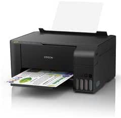 EcoTank L3110 Multifunction Ink Tank Printer With Print/Copy/Scan And Ink Tank System Black