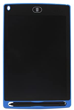LCD Writing Tablet 8.5 Inch Doodle Pad Portable Electronic Writer Environmental Writing and Drawing Memo Board with Stylus Gift for Kids adults (Blue)(one year gurantee) (one year warranty)