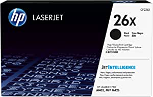 HP CF226X 26X High Yield Original LaserJet Toner Cartridge, Black, Single Pack