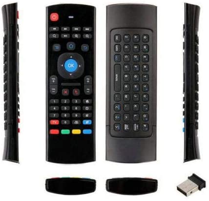 MX3 2.4GHZ Wireless Fly Air Mouse& QWERTY Keyboard Remote Control For KODI & Android SMART TV Box, Win PC, MAC