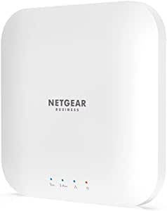 NETGEAR Wireless Access Point (WAX214)| WiFi 6 Dual-Band AX1800 Speed | 1 x 1G Ethernet PoE Port| WPA3 Security | Create Up to 4 Separate Wireless Networks |Ceiling and Wall Mount