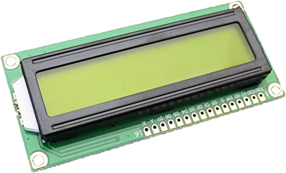 LCD 16 x 2 Yellow Green Display for Arduino AVR PIC