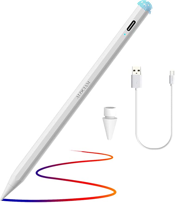 2022 Stylus Pen for iPad Precise Active Pen for iPad Pencil with Palm Rejection Tilting for iPad Pro (11/12.9 Inch), iPad 6/7/8th, Pad Air 3rd/4th, iPad Mini 5th Gen (2nd generation stylus pen)
