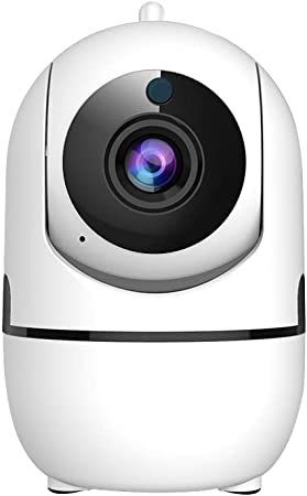 Qiwa® FHD 1080P WiFi Home IP Camera, Indoor Pan/Tilt 2.4Ghz Wireless Security Camera,Nanny cam with Auto Tracking, Cloud Service, Night Vision, Two Way Audio for Baby/Elder/Pet