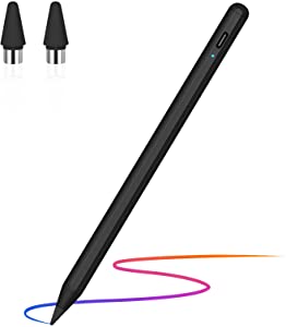 Granarbol Stylus Pen for iPad Pencil,Rechargeable Active Stylus Pen Fine Point Digital Stylist Pencil Compatible with iPad/iPad Pro/Mini/Air/ iPhone Most Capacitive Touch Screens Cellphone Tablets