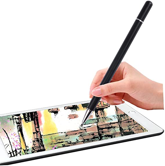 Stylus Pens for Touch Screen Devices, Passive Digital Stylus Pencils Compatible with iOS/Android/Windows, Universal Touch Screen Capacitive Stylus for Apple/Samsung/Huawei Tablets_Black