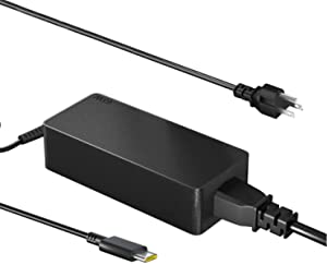 USB C Chromebook Charger 65W AC Adapter Power Cord Fit for Acer, HP Spectre, Lenovo ThinkPad & Yoga & IdeaPad, Mac Book Pro, Dell, HP, ASUS Type C USB-C Series Laptop and Smart Phones