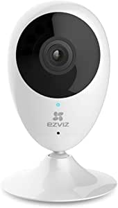EZVIZ 1080P HD Internet Wifi Indoor Security Camera,Home Night vision Camera, Baby/Elder/Pet/Nanny Monitor Cloud Storage, Works with Alexa, White C2C