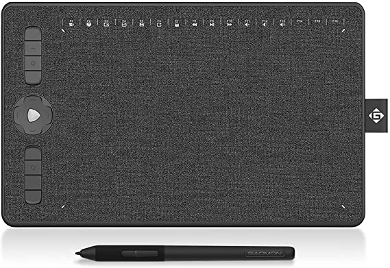 GAOMON M1230 Graphics Drawing Tablet 42 Shortcut Keys 10 X 6.25 Inches with 8192 Levels Battery-Free Stylus for Drawing Learners/Artist