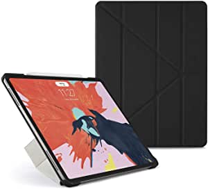 Pipetto Origami iPad Case Pro 12.9" (2018) with 5 in 1 stand & auto sleep/wake function Black