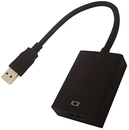 USB to HDMI Compatible with Monitors and Laptop Full HD 1080 P