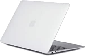 Baconlin Case for MacBook Air 13" A2337/A2179/A1932 with Retina Display Release in 2020 2019 2018, Matte Non-Slip Plastic Hard Shell Case Compatible with MacBook Air 13" M1 2020(Touch ID),Transparent