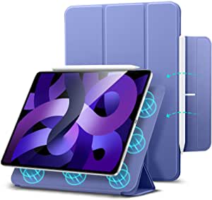 ESR Magnetic Case Compatible with iPad Air 5th Generation Case (2022), iPad Air 4th Generation Case (2020), and iPad Pro 11 (2018), Magnetic Attachment, Auto Sleep/Wake, Supports Pencil 2,Lavender