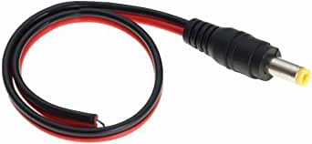 Y-Tech YT-99 Male Power Jack Connector - Black Red (10 Pack)