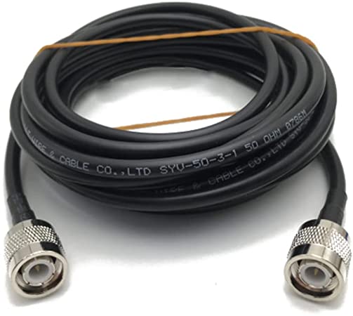 OHM - TNC male To TNC male cable RG58-50ohm - 15 Meter length